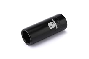 MIXPOWER 1/2-Inch Drive Deep Impact Socket - 7/8 Inch, SAE, CR-V, Deep, 1/2"Dr. 6 Point Socket