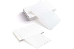 VARMDUKKE 100PCS Perm Paper for Hair, Disposable Salon Hair End Wrap Papers, High-Temperature Resistant Perm Roller Paper, Hairstyling Curling Tool for Professional Home Cold Hot Perms -White, 2 Sizes