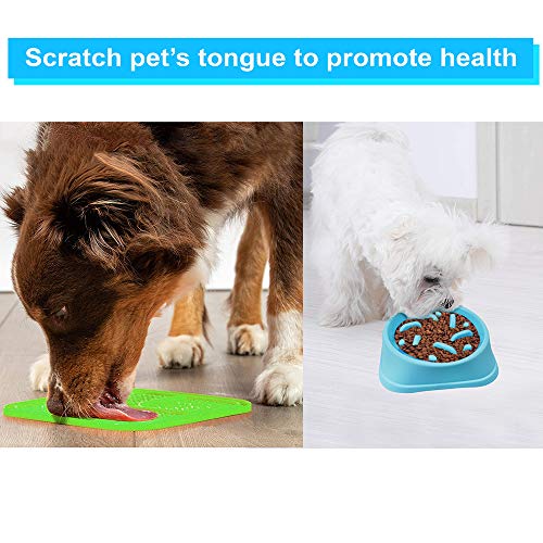Dog Lick Mat with Slow Feeder Dog Bowl, Shovel and Brush Premium Slow