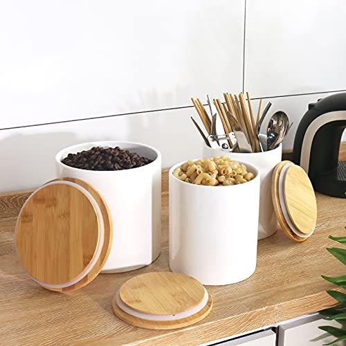 77L Food Storage Canister Ceramic Food Storage Canister with Airtight