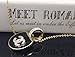 Think Positive Women's Stainless Steel Fashion Jewelry Sets Chain Necklace Pendant Earrings Stud Black Enameled with Rhinestone Gold Plating
