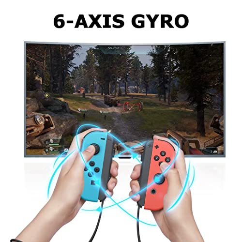 Switch Joycon, Joycon Controller for Switch/Lite/OLED, Replacement for