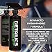 Detailics Car Wax Kit - Best Spray Wax & Top Coat Car Polish & Hybrid Wax - Enriched with Liquid Carnauba for a Deep Hydrophobic Mirror Shine on Any Surface - 16 Ounce Car Detailing Kit (16oz)