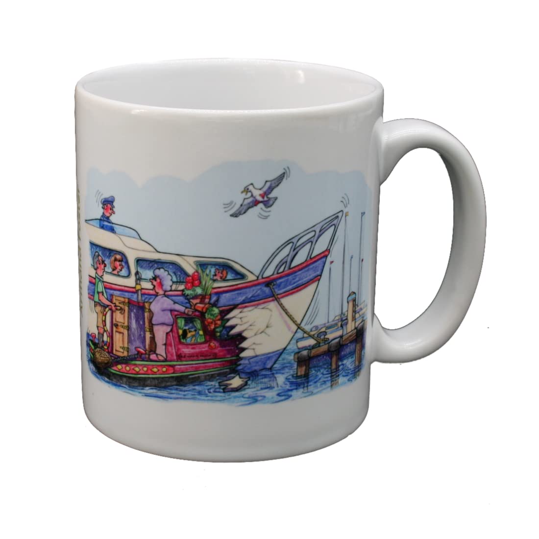 Armand Foster Narrowboats Narrow Boats Humour Cartoon Funny Gift Mug - Cartoons