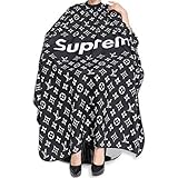 Adult Full Length Hair Cutting/Barbers Cape Hairdressing Gown Professional Salon Equipment for Hair Styling Cuts and Colours,BlackSPpattern