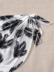 SOLY HUX Women's 3 Piece Swimsuits Print Halter