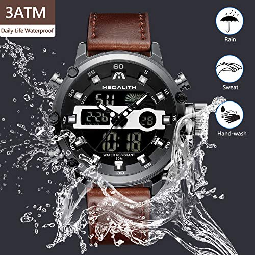MEGALITH Mens Watches Digital Military Sport Tactical Waterproof