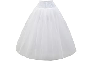 Aprildress A-line Hoopless Petticoat Crinoline Underskirt Slips for Wedding Dress CA-PPT026