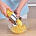 Sunnyac Stainless Steel Corn Remover, Durable Concave Corn Cob Peeler, Quick Stripping Tool With Sharp Blade, Little Kitchen Gadget, Easy To Use and Clean