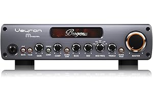 Bugera VEYRON MOSFET BV1001M Ultra-Compact 2,000-Watt Class-D Bass Amplifier with MOSFET Preamp, Compressor and DYNAMIZER Technology