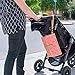 Portable Changing Pad & Clutch Station for Diaper Bag | Pink | Perfect Gift for Girl Baby Shower | Infants & Newborns | Waterproof Liner & Head Cushion | Travel Organizer with Stroller Strap