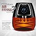 Gourmia GAF318 4 Qt Digital Air Fryer - Oil-Free Healthy Cooking - 7 One Touch Preset Modes - Removable, Dishwasher-Safe Tray - Free Recipe Book Included