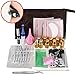 Ships From CA, USA 17 IN 1 Eyelash Lashes Curling Perming Extra longer Glue Perm Perming Solution Full Tools with Case