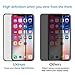 Uxinuo Privacy Screen Protector for iPhone Xs MAX 2018, Anti Spy Anti Peep Full Screen Tempered Glass Screen Protector for iPhone Xs MAX (Premium/Bubble Free/Anti Scratch)