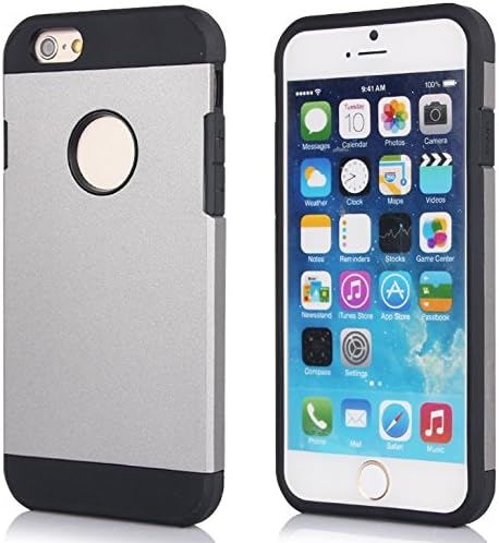 iPhone 6 Case - Perfect for 4.7" Apple Phone - **New**[Space Gray] Protective case from Dason Electronics - TPU tough Hybrid cover - Best Protection Bumper w/ Hard shell. For girls and guys - Looking For a Bargain? Look No Further! Fully Guaranteed
