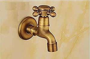 Grifo， Latón antiguo Servicio de lavandería Piscina fina Trapeador y