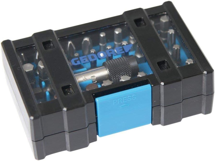 GEDORE Bit-Box Industry, 32-piece, Bit Set including bit holder and screwdriver inserts, 1/4", 6.3 mm, Professional, 666-032-J - Image 4