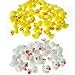 60 PCS 2 Colors Slime Charms Ducks, Decorative Slime Beads for DIY Crafts