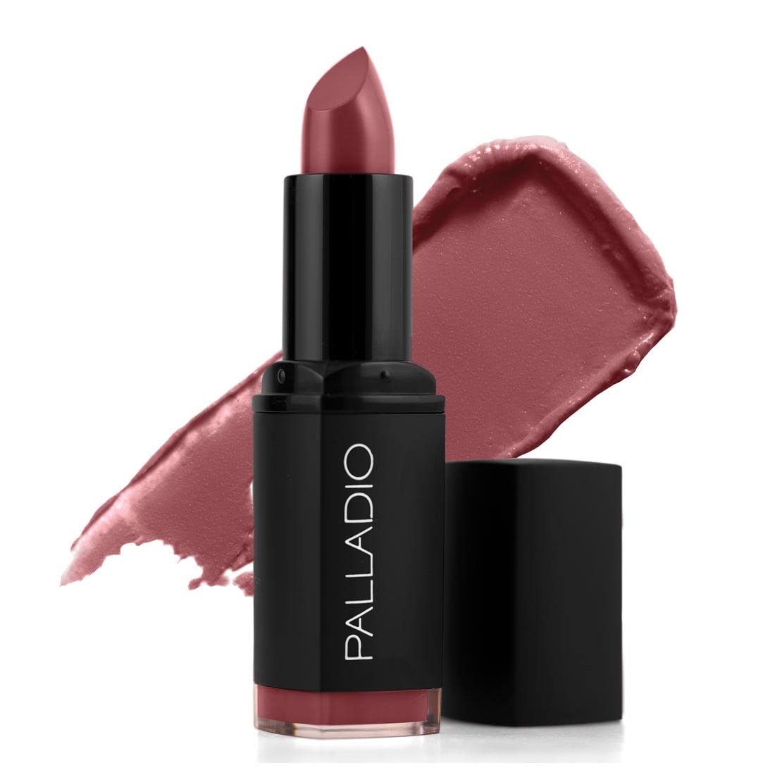 Palladio Herbal Dreamy Matte Lipstick Lip Color, Full of Moisture and Color Pigment, Smooth Application, Full Coverage, Long Lasting Wear, Luxe Matte Finish, Does Not Dry Lips, Regal Cafe