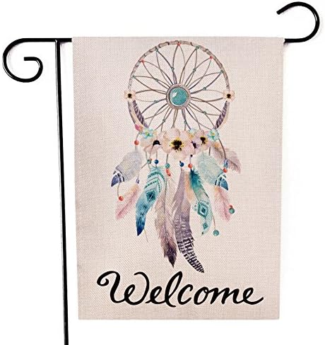 Dreamcatcher Garden Flag Double Sided Decorative House Small Yard Decor Flags for Indoor & Outdoor Decoration, 12’’ X 18’’