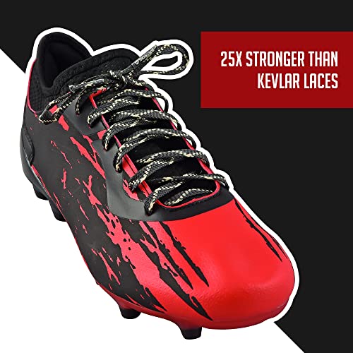 IRONLACE Unbreakable Flat Shoelaces Indestructible, Heavy-Duty