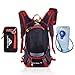 Hydration Backpack - 2-Liter Bladder with Large Valve Opening - Perfect for Hiking, Camping, Cycling & Running - Lightweight/Durable with Cushioned Adjustable Straps - Free Rain Cover Included