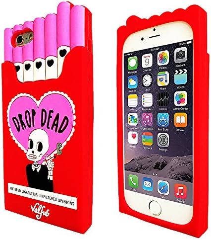 iPhone 6s Case,flowermelody Apple iPhone 6/6s Case,Bumper Cover Shock-Absorption Bumper and Anti-Scratch,iPhone Lovely Interesting Cool Funny Case,3D Silicone Case,TPU(Red)