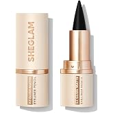 SHEGLAM Ez Glide Matte Eyeliner Pencil Highly Pigmented Black Smoky Eyes Pencil Smudge-Proof Long-Lasting Ultra-Fine Eyeliner Blendable Smooth Cat Eye Eye Make Up Black