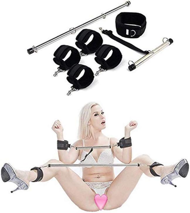 Bierboyisi B`D`S-M Bo¨¾d¨¤g¨¦ Bed Kit for Stainless Steel Metal Spreader Bar for Women