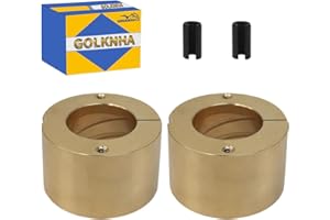 GOLKNHA Dana 60 Kingpin Brass Bushing Kit with Hardware | Upper Kingpin Bushings Rebuild Kit for GM, Chevy, Dodge, Ford