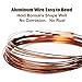 Quality Bronze Long Lasting Bonsai Training Wire Set of 3 Sizes - 1.0mm, 1.5mm, 2.0mm, Corrosion and Rust Resistant (32 Feet Each Size)