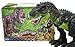 TECHEGE Toys Furious T Rex Moving Dinosaur Battery Powered Jurassic Era Prehistoric Life Like TREX