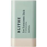 BLITHE Ice Sunscreen Stick SPF50+ | Cooling Effect | Korean Suncreen Stick Suncare Sunblock, No Whitecast