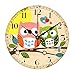SkyNature Wall Clock Art Deco Retro Wall Clock for Home 12 inch (Owl)