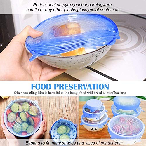 2 Reusable+Silicone+Microwave+Flexible+Container