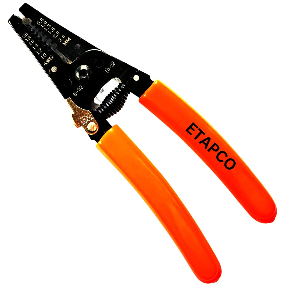 Wire Stripper - Wire Strippers Electrical, Cable Cutters, Cable Stripper Tool - Wire Strippers, Cable Stripper (Red Curved)