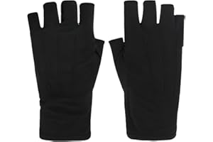 Ylucky Lightweight Summer Fingerless Gloves Men Women UV Sun Protection Driving Cotton Gloves Nonslip Touchscreen Mittens