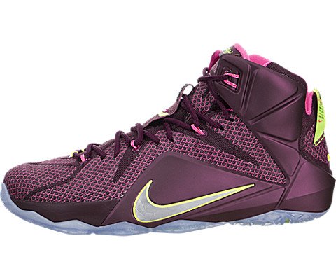 Nike lebron xii men us 10 burgundy basketball shoe