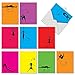 M3962 Yocats: 10 Assorted Blank All-Occasion Note Cards Adorned With Vector-Art Images Of Yoga-Loving Cats, w/White Envelopes.
