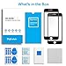 DIGITWHALE 2-Pack iPhone 6/6s Screen Protector, 3D Full Curve Soft Edge 0.2mm Tempered Glass Screen Protector for iPhone 6s and iphone 6 4.7