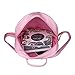 xhorizon TM FL1 Candy Leather Backpack Plastic Transparent Heart Beach Girls School Bag (Black)