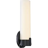 Nuvo Lighting 62/923 Transitional One Light Vanity from Loop Collection in Bronze/Dark Finish