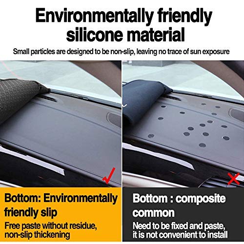 Yeeoy Dashboard Mat Sun Cover Pad Dash Mat Fits 2014 2015 2016 2017 2018 Toyota Rav4 - Thumbnail 3