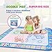 GTurtle Water Drawing Mat Doodle Mat Educational Learning Birthday Toddler Toys Gifts Painting Writing Magic Water Drawing Mat Toys for 2 3 4 5 6 Year Old Girls Boys Large Size 37.7X 29.1 in