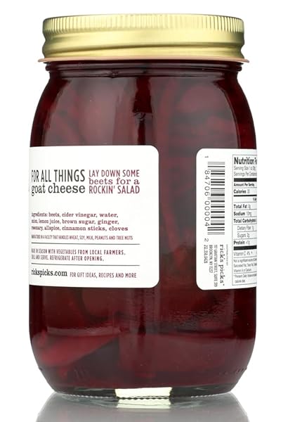 RICK’S PICKS PHAT BEETS, AROMATIC PICKLED BEETS, 15 OZ