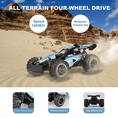 image for Rc Cars, KINGBOT 2.4 Ghz 1:18 Scale 2WD Remote Control Car Toys 14 Km/