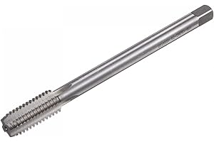 uxcell Thread Milling Taps, 1/2-13 UNC High Speed Steel (HSS) 4 Straight Flutes Machine Screw Thread Threading Tap, 5" Length