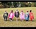 CL Disguise Superhero Costumes and Dress Up for Girls 4 Capes, 4 Masks and 3 Stickers