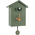 Janoiuc Cuckoo Clock Cuckoo Wall Clock, Cuckoo Bird Voices Call, Design Clock Pendulum, with Pendulum, Battery Powered for Wall Art Home Living Room Kitchen Office Decoration(No Battery)
