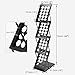 Voilamart Literature Stand Brochure Magazine Holder Rack Stand Portable Pop-up Folding Display Catalog Literature Holder Rack, 4 Pockets for Trade Show Booth Office Retail Store with Carry Bag